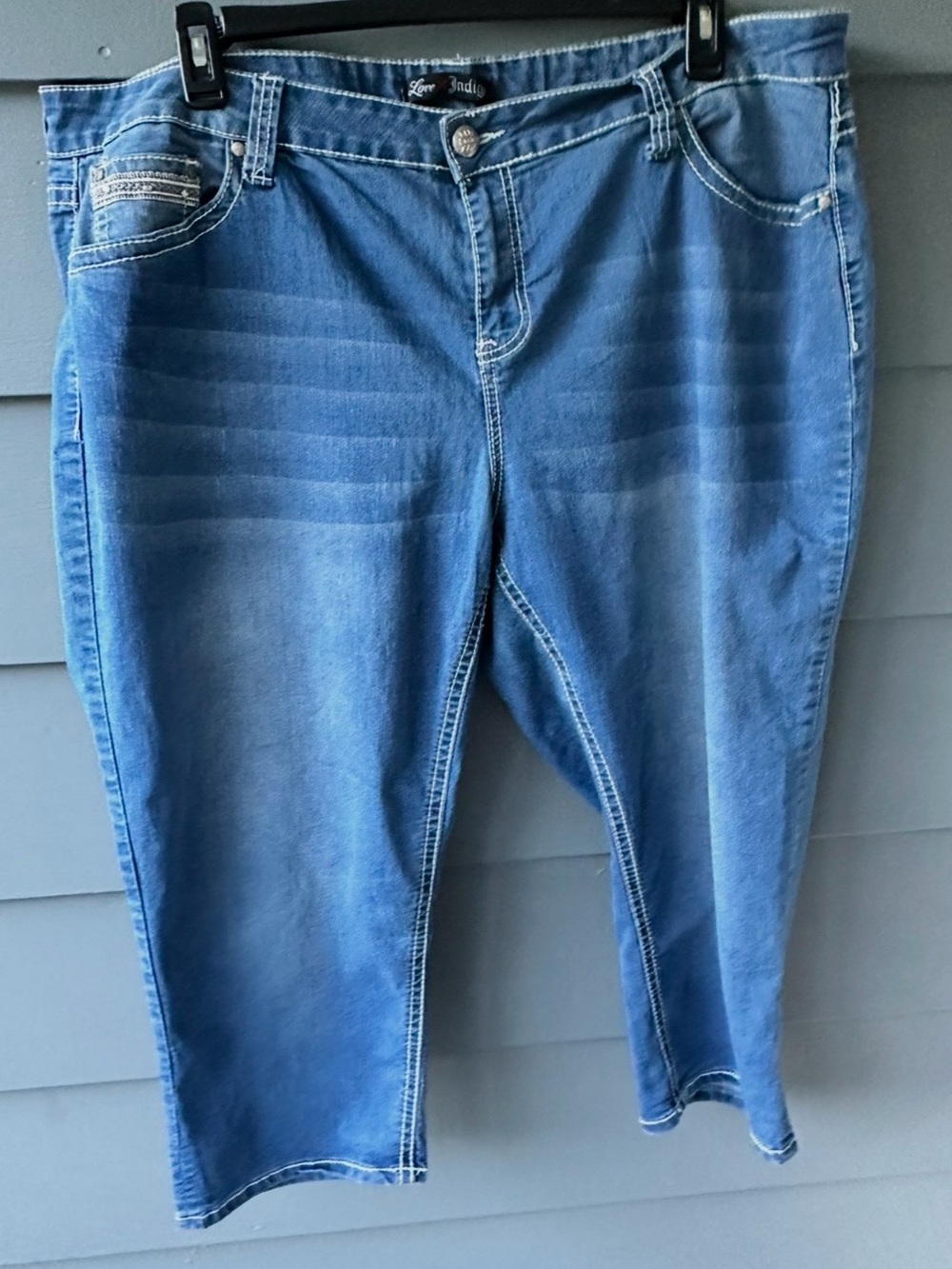 Love Indigo cropped denim jeans women’s sz 24